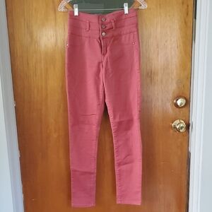 Refuge Pink High Rise Jeans